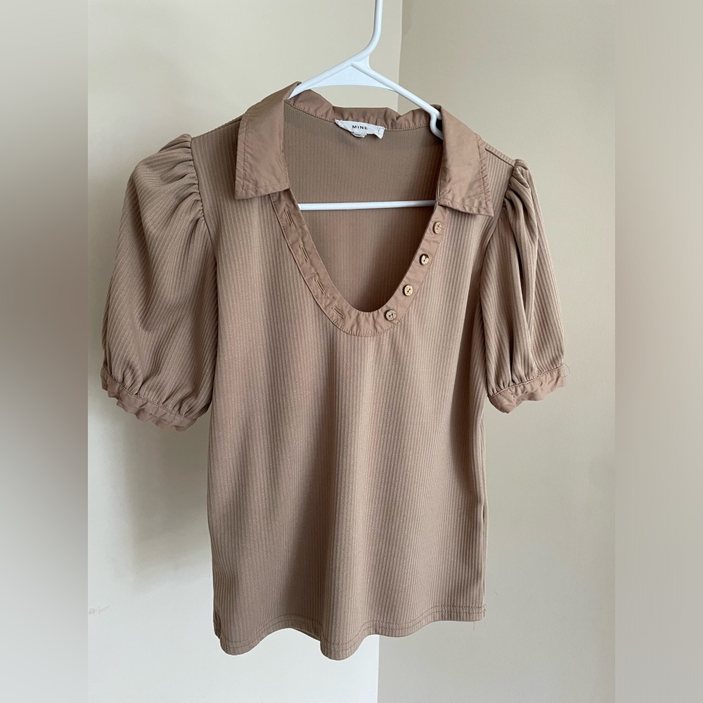 Mine Tan Blouse
